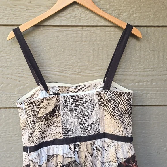 Anthropologie Leifsdottir Felidae Safari leopard print fit and flare dress 8 - Picture 7 of 12